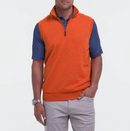 Fairway & Greene: Men's Baruffa Merino Quarter Zip Windvest
