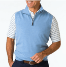 Fairway & Greene: Men's Baruffa Merino Quarter Zip Windvest