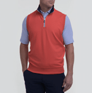 Fairway & Greene: Men's Caves Solid Quarter Zip Vest