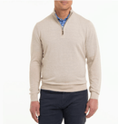 Fairway & Greene: Men's Baruffa Merino Quarter Zip Sweater