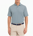 Fairway & Greene: Men's Owens Stripe Tech Jersey Polo