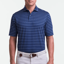 Fairway & Greene: Men's Faxon Stripe Jersey Polo