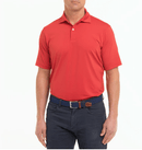 Fairway & Greene: Men's USA Tournament Solid Tech Jersey Polo