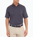 Fairway & Greene: Men's Faxon Stripe Jersey Polo