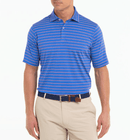 Fairway & Greene: Men's Faxon Stripe Jersey Polo