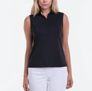 Fairway & Greene: Women's Sleeveless Charlotte Jersey Polo