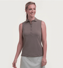 Fairway & Greene: Women's Sleeveless Charlotte Jersey Polo