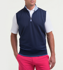 Fairway & Greene: Men's Neck Print Caves 1/4 Zip Vest