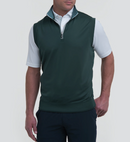 Fairway & Greene: Men's Neck Print Caves 1/4 Zip Vest