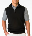 Fairway & Greene: Men's Baruffa Merino 1/4 Vest
