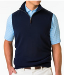 Fairway & Greene: Men's Baruffa Merino 1/4 Vest