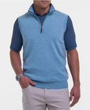 Fairway & Greene: Men's Baruffa Merino 1/4 Vest