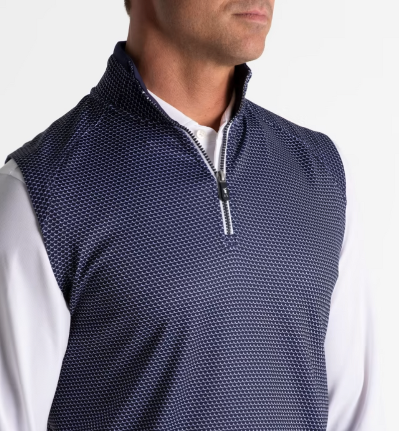 Fairway & Greene: Men's Wave 1/4 Zip Vest