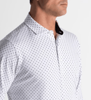 Fairway & Greene: Men's Citadel Dot Natural Jersey Polo