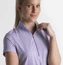 Fairway & Greene: Women's Ryan Zip Mock Polo