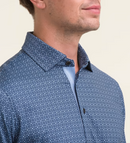 Fairway & Greene: Men's Griffith Print Jersey Polo