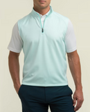 Fairway & Greene: Men's Art Deco Print 1/4 Zip Vest