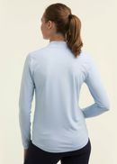 Fairway & Greene: Women's Cat Long Sleeve Zip Polo