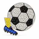 Bonjoc: Ball Marker & Hat Clip - Soccer Ball