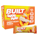 Sweet Peach Punch Protein Bars (Box of 12) by Built