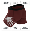 The Sous Chef | Flour Hand Print Ball Hammock® Pouch Underwear With Fly