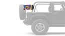 Grateful Dead Dancing Bears 12"x18" Forever Wave Flag for Jeep Wrangler JL 2-Door 2018-Present