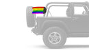Rainbow 12"x18" Forever Wave Flag for Jeep Wrangler CJ-7 and CJ-8 1976-1986