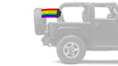 Rainbow 12"x18" Forever Wave Flag