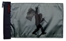 Bigfoot USA 12"x18" Forever Wave Flag for Jeep Wrangler JK 2-Door 2007-2018