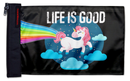 Life Is Good Unicorn 12"x18" Forever Wave Flag