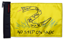 No Step On Snek 12"x18" Forever Wave Flag for Golf Carts