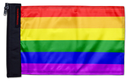 Rainbow 12"x18" Forever Wave Flag