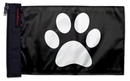 Paw Print 12"x18" Forever Wave Flag for Golf Carts