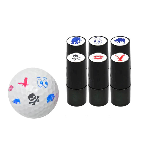 Caution Bad Driver Golf Ball Stamp Identifier by ReadyGOLF