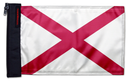 State Flag Alabama 12"x18" Forever Wave Flag for Jeep Wrangler TJ 1996-2006