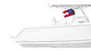 State Flag Georgia 12"x18" Forever Wave Flag for Boats