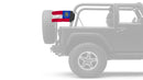 State Flag Georgia 12"x18" Forever Wave Flag for Jeep Wrangler LJ 2003-2006