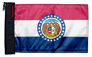 State Flag Missouri 12"x18" Forever Wave Flag for Golf Carts