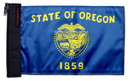 State Flag Oregon 12"x18" Forever Wave Flag for Boats