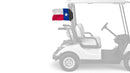 State Flag Texas 12"x18" Forever Wave Flag for Golf Carts