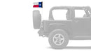 State Flag Texas 12"x18" Forever Wave Flag for Jeep Wrangler JKU 4-Door 2007-2018