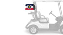 State Flag Utah 12"x18" Forever Wave Flag for Golf Carts