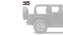 State Flag Utah 12"x18" Forever Wave Flag for Jeep Wrangler JKU 4-Door 2007-2018