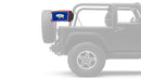 State Flag Wyoming 12"x18" Forever Wave Flag for Jeep Wrangler JK 2-Door 2007-2018