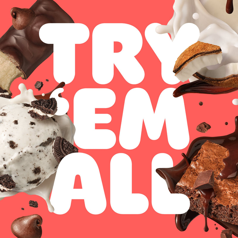 Strawberries 'N Cream Puff Protein Bars (Box of 12) by Built