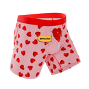 The Suckered In | Heart Lollipop Ball Hammock® Pouch Underwear With Fly
