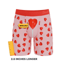 The Suckered In | Heart Lollipop Long Leg Ball Hammock® Pouch Underwear With Fly