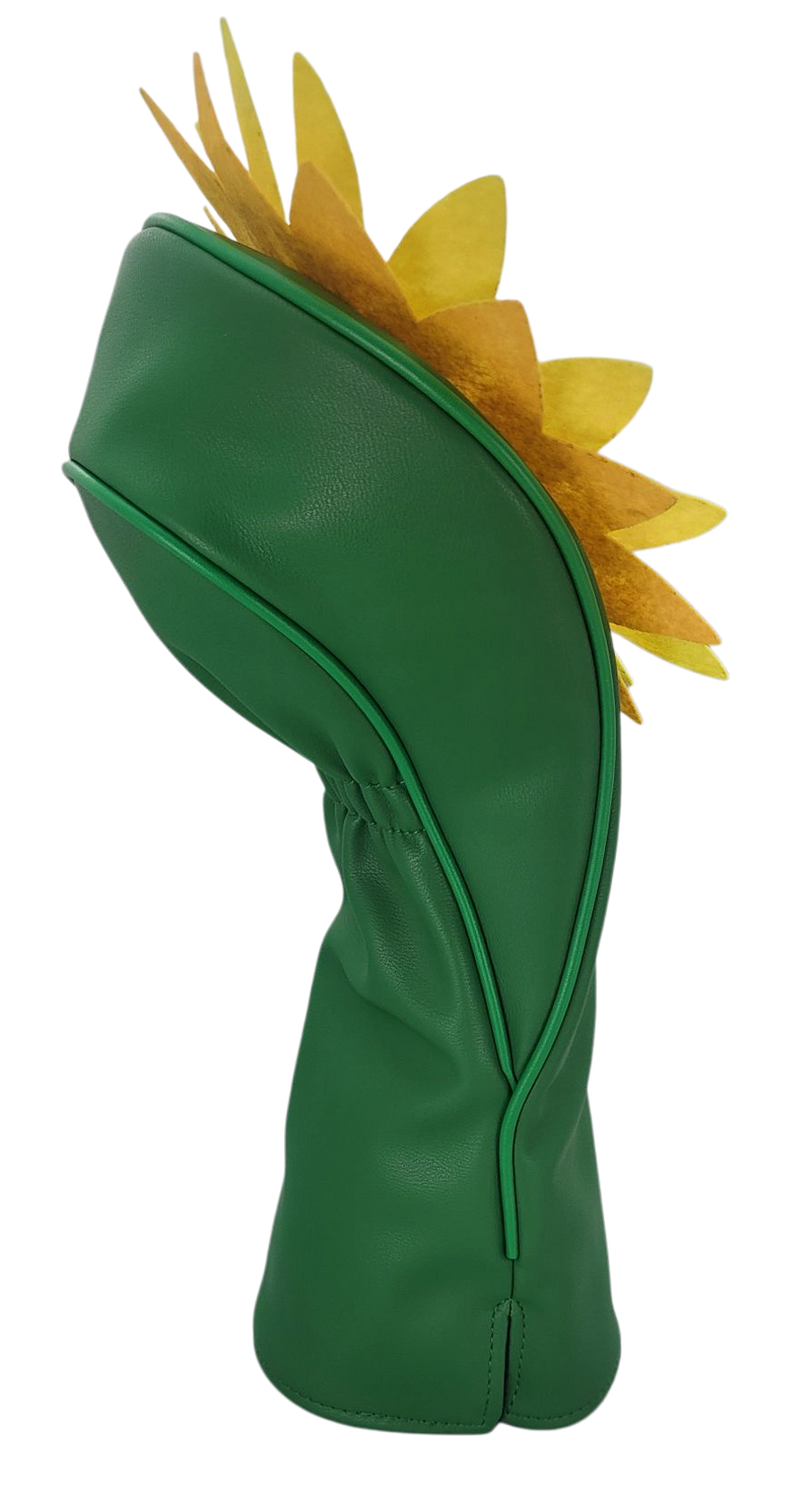 Golden Sunflower Embroidered Driver Headcover by ReadyGOLF