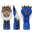 King with Sunglasses Embroidered Driver Headcover