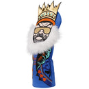 King with Sunglasses Embroidered Driver Headcover